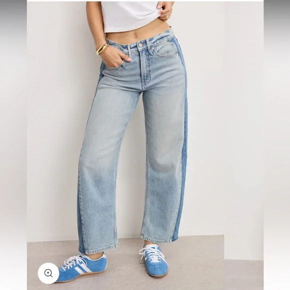 Good American Brand New Barrel Relaxed High Waisted Jeans - Picture 15 of 16